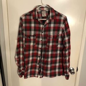 Red black and white Flannel